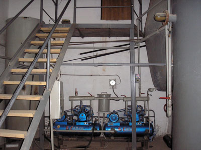 Compressor equipment of biogas plant in Lugovskoi Стадия Studhorse Farm, Kasakhstan 