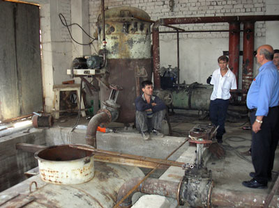 Монтаж навозоприемника и теплообменника биогазовой установки МИС, Кыргызстан
