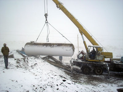Installation of biogas plant in Aikomdan cooperative, Kyrgyzstan