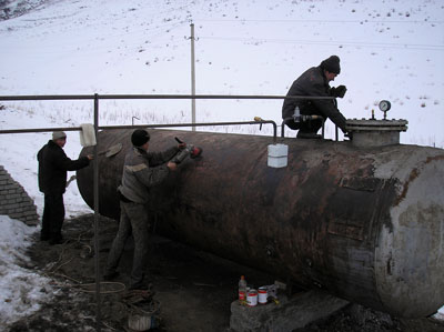Installation of biogas plant in Aikomdan cooperative, Kyrgyzstan 