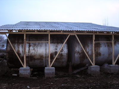 Construction of biogas plant of Dary prirody Farm, Kyrgyzstan