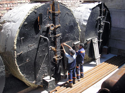 Installation of biogas plant of Skripaeva, Kyrgyzstan