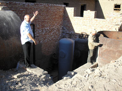 Монтаж биогазовой установки КХ Мадина, Кыргызстан