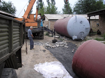  Installation of the biogas plant of Madina Farm, Kyrgyzstan 