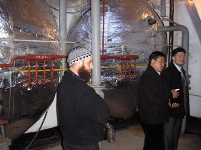  Operating room of the biogas plant of Madina Farm, Kyrgyzstan 