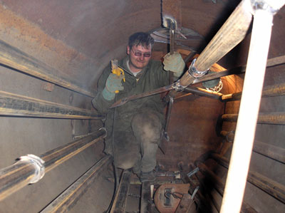  Preparation of the digester of biogas plant for “Baiterek” Farm, Kyrgyzstan 