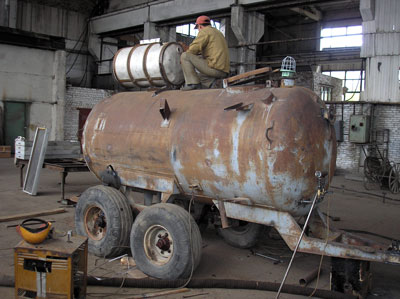  Подготовка реактора передвижной установки для КХ Байтерек, Кыргызстан
