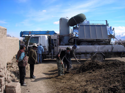  Unloading of biogas plant for “Baiterek” Farm, Kyrgyzstan 