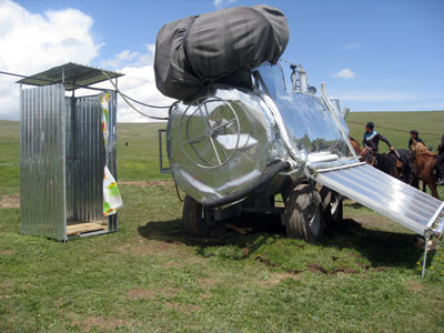  External view of biogas plant for “Baiterek” Farm, Kyrgyzstan 