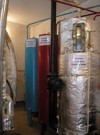  Оборудование биогазовой установки Лицея №43, Кыргызстан 