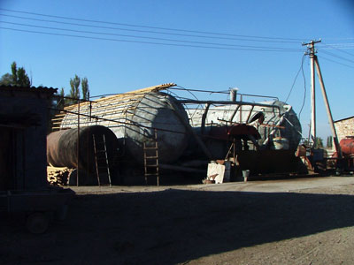 Installation of the biogas plant in Bekpr Ltd, Kyrgyzstan