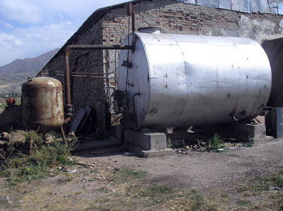 Biogas plant on private farm of Sadybaev, Kyrgyzstan